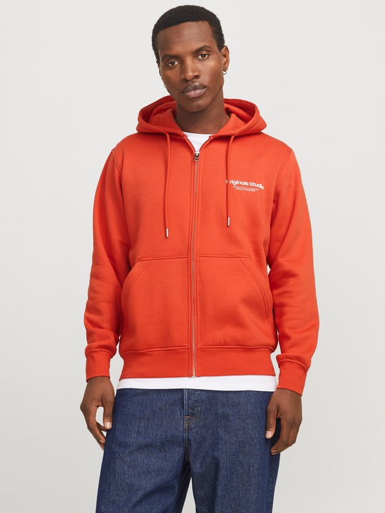 Produktbild Jack & Jones Gedruckt Kapuzenpullover mit Reissverschluss Kapuzenjacke (M)