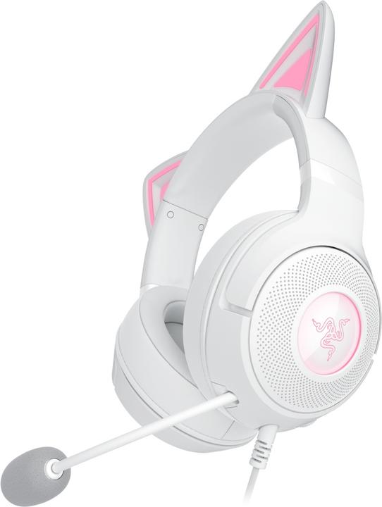 Actual product image Razer Kraken Kitty V2 - White (Cable)