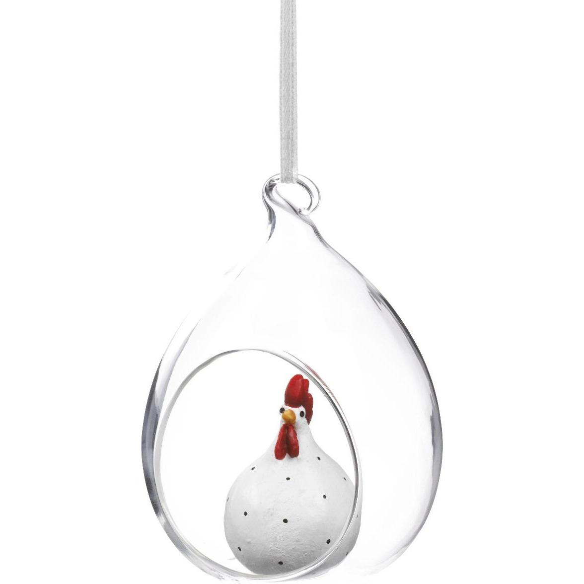 Nääsgränsgården, Weihnachtsdeko, Glaskugel Henne
