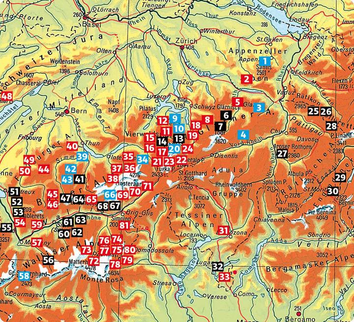 Produktbild Klettersteige Schweiz