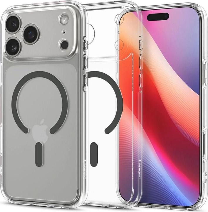 Actual product image Spigen - Ultra Hybrid MagSafe - iPhone 17 Pro - Clear/Graphite (Apple iPhone 17 Pro)