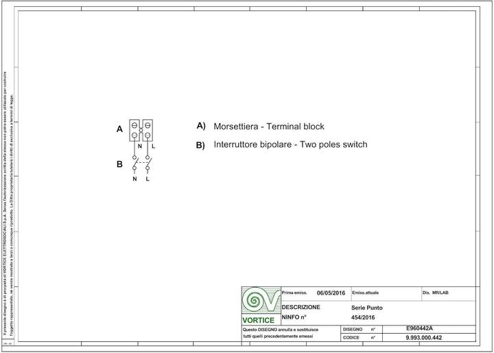 Actual product image Vortice M 100/4' A White