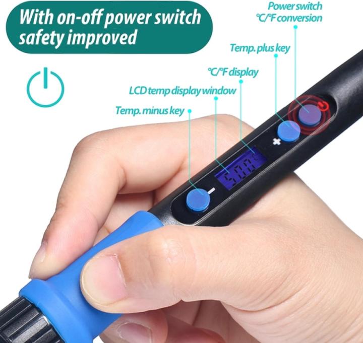 Actual product image Yihua Lötkolben 928D-V 100 W