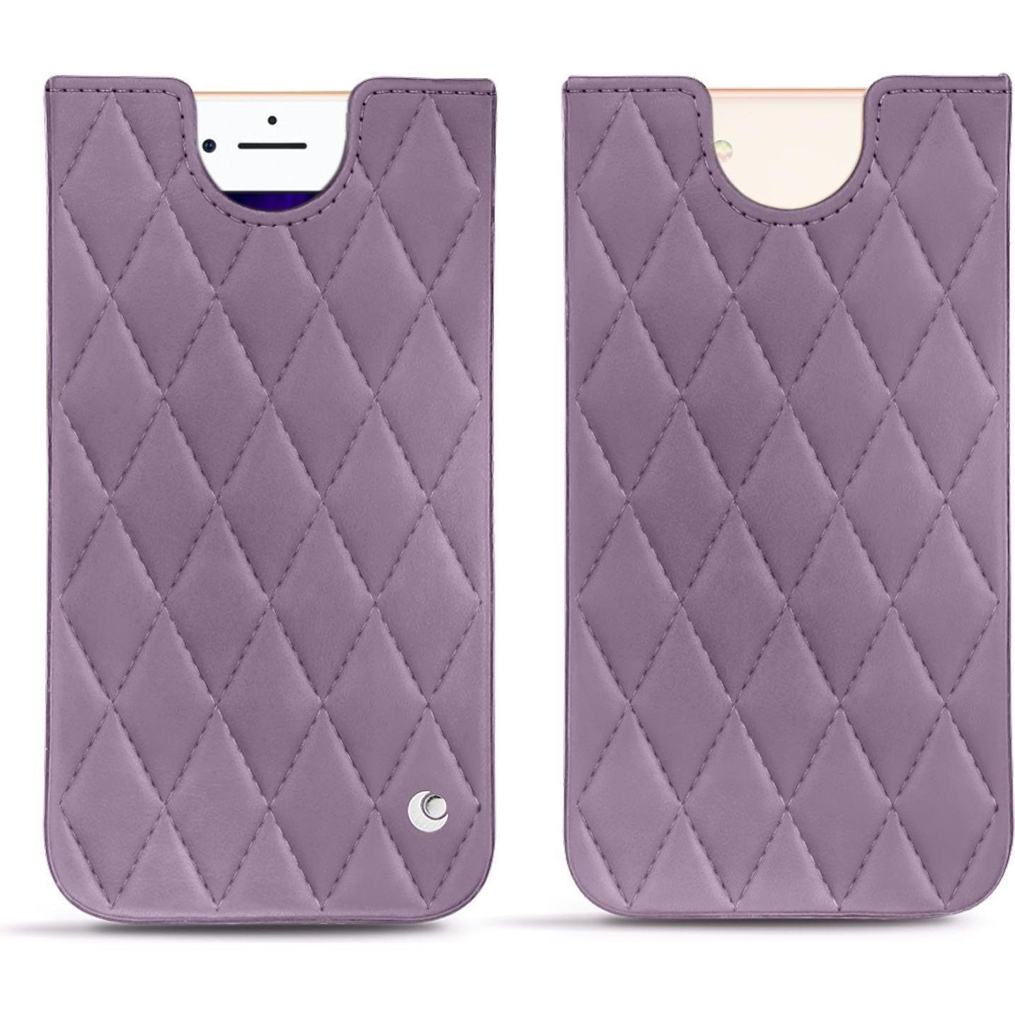 Thumbnail - Noreve Lederschutzhülle (Apple iPhone 8), Smartphone Hülle, Violett