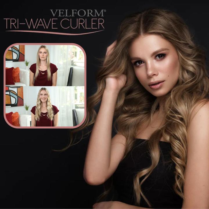 Actual product image Lipo Tri-Wave Curler