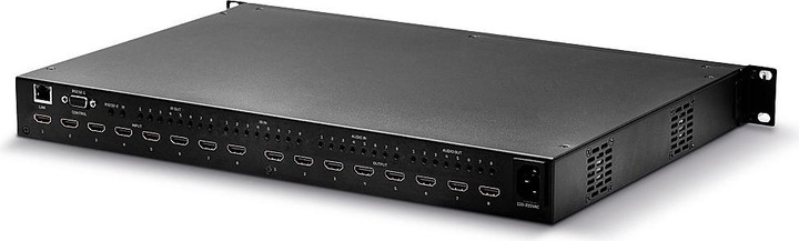 Actual product image Lindy 8x8 HDMI 18G Matrix with Video Wall Scaling