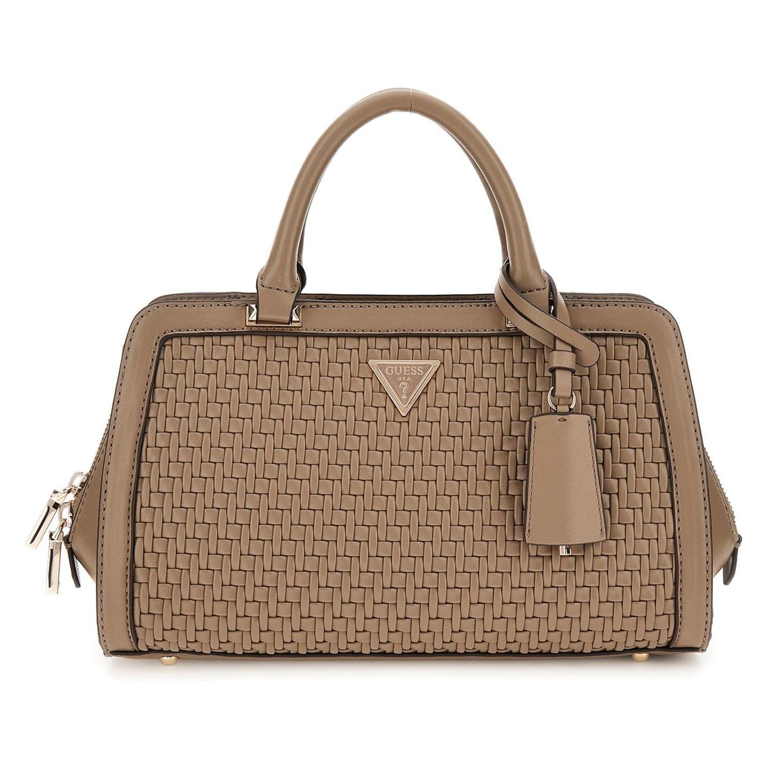 Guess, Damen, Handtasche, Murielle Girlfriend Satchel, Braun