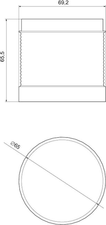 Produktbild Siemens Dauerlicht LED gn Ř70mm IP65 230V/50Hz 8WD4450-5AC