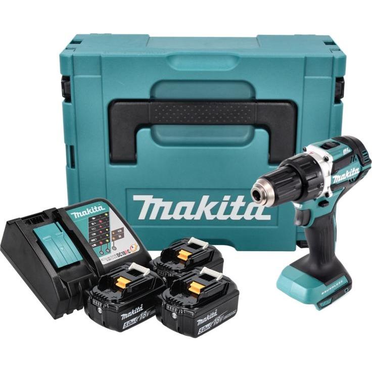 Thumbnail - Makita, Bohrmaschine + Akkuschrauber, DDF 484 RT3J Akku Bohrschrauber 18 V 54 Nm Brushless + 3x Akku 5,0 Ah + Ladegerät ...