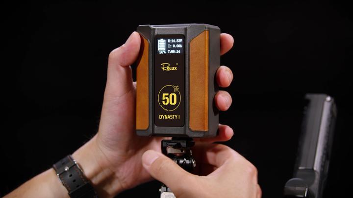 Produktbild Rolux V-Mount Akku Dynasty I 50Wh 14,8V 3450mAh (1 Stk., Akku)