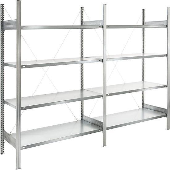 Actual product image eurokraft pro Shelf plug-in rack, galvanized
