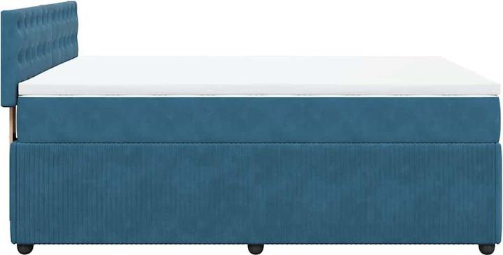 Produktbild vidaXL Bo x springbett mit Matratze 140 x 200 cm Samt (140 x 200 cm)