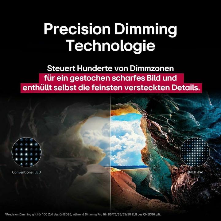 Produktbild LG 86-Zoll QNED evo AI QNED86 MiniLED 4K Smart TV (86", QLED, 4K, 2025, DE)