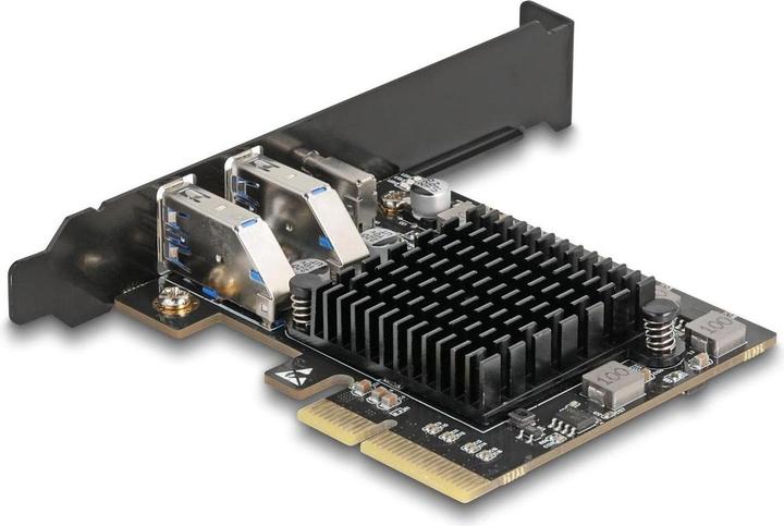 Image du produit Delock PCI Express x4 Karte zu 1 x USB Type-C 20 Gbps + 2 x Typ-A 10 Gbps - Low Profile Formfaktor
