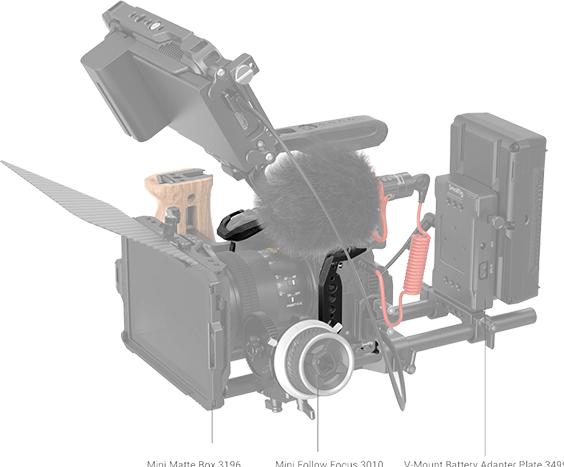 Image du produit SmallRig Black Mamba Series Camera Cage pour Panasonic LUMIX GH6 3440