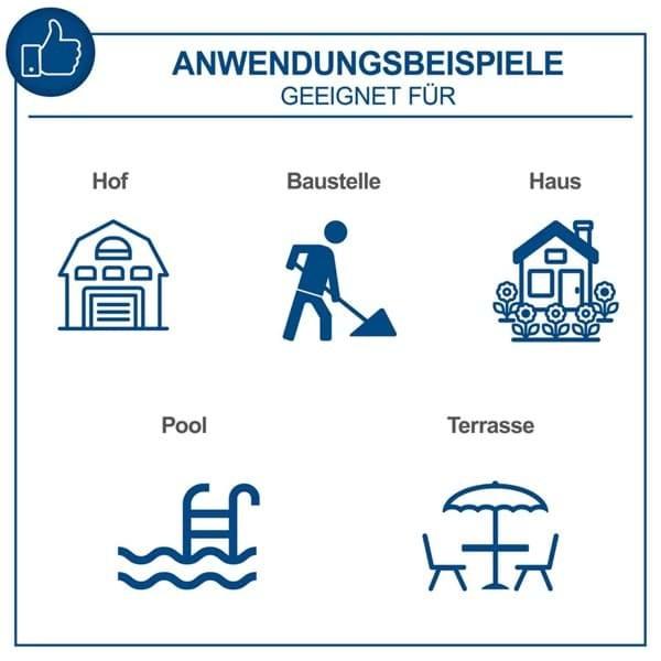 Actual product image Scheppach High pressure cleaner 2400W, 180 bar incl. Quick-Connect-System & accessories (Electrical connection)