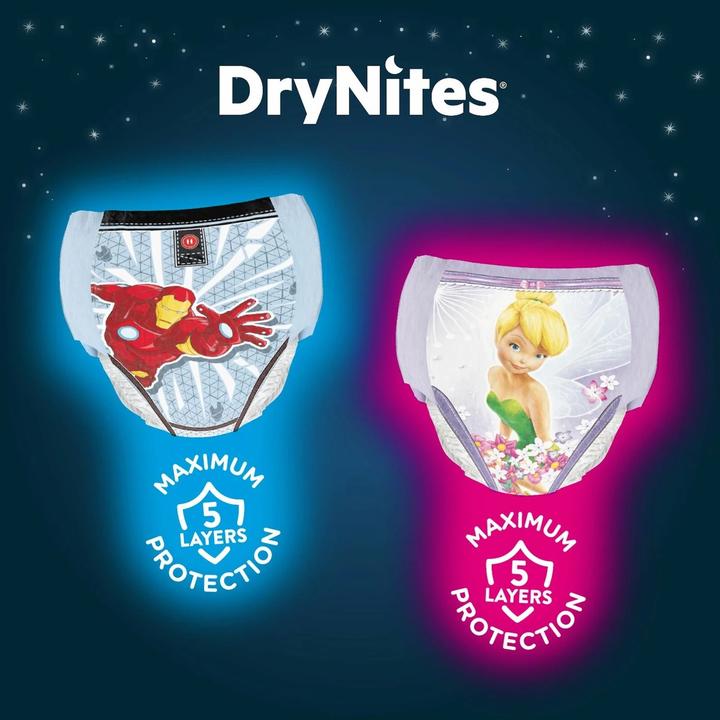 Actual product image Huggies dry nites (Size M, Pack, 10 pcs.)