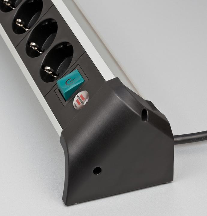 Produktbild Brennenstuhl Steckdosenleiste ALU-Office-Line 4fach 1,8m USB (4 x, USB-A, 1.80 m)