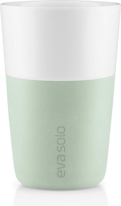 Produktbild Eva Solo Latte Macchiato Becher 360 ml, 2 Stück, Grün/Weiss (360 ml, 2 x)