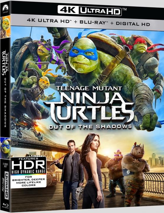 Image du produit Tortues Ninja Mutantes - Sortir de l'ombre (Blu-ray 4k, 2016, Allemand)