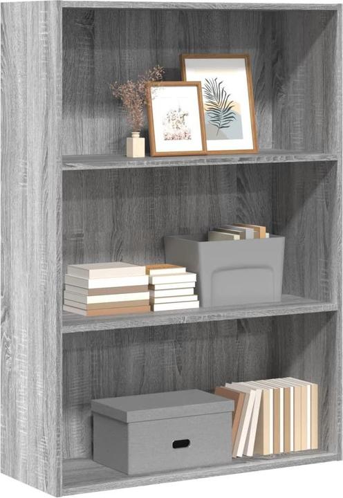 Immagine prodotto vidaXL Bücherregal Regal Standregal Büroregal Aufbewahrungsregal Grau Sonoma (80 x 30 x 114 cm)
