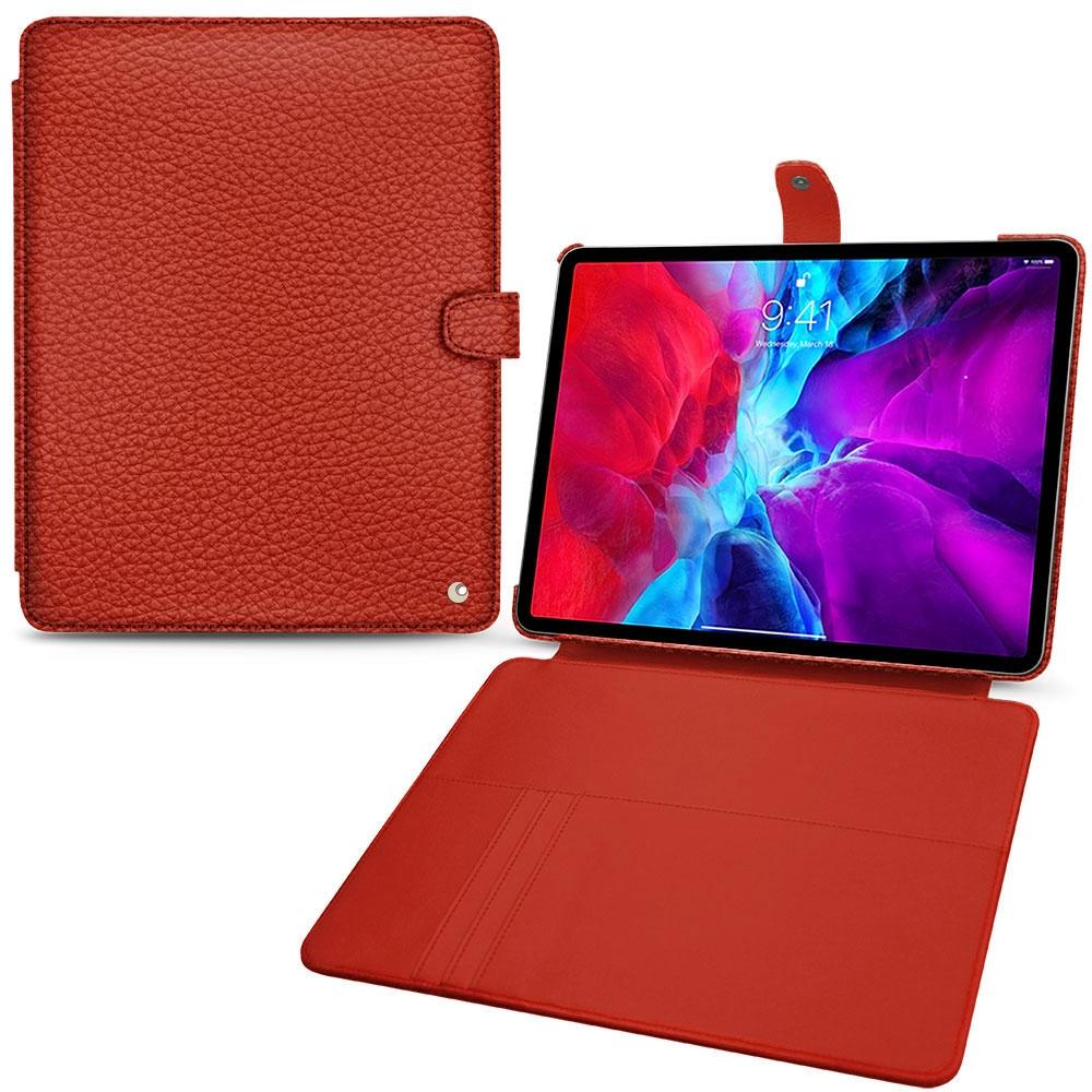 Noreve Lederschutzhülle Wallet (iPad Pro 12.9 2020 (4. Gen)), Tablet Hülle, Orange