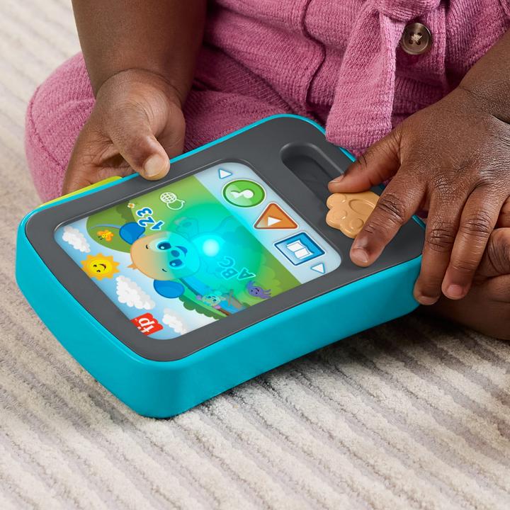 Actual product image Fisher-Price Laugh & Learn Puppy's Storytime Reader (Finnish, Swedish, Norwegian, German, English)