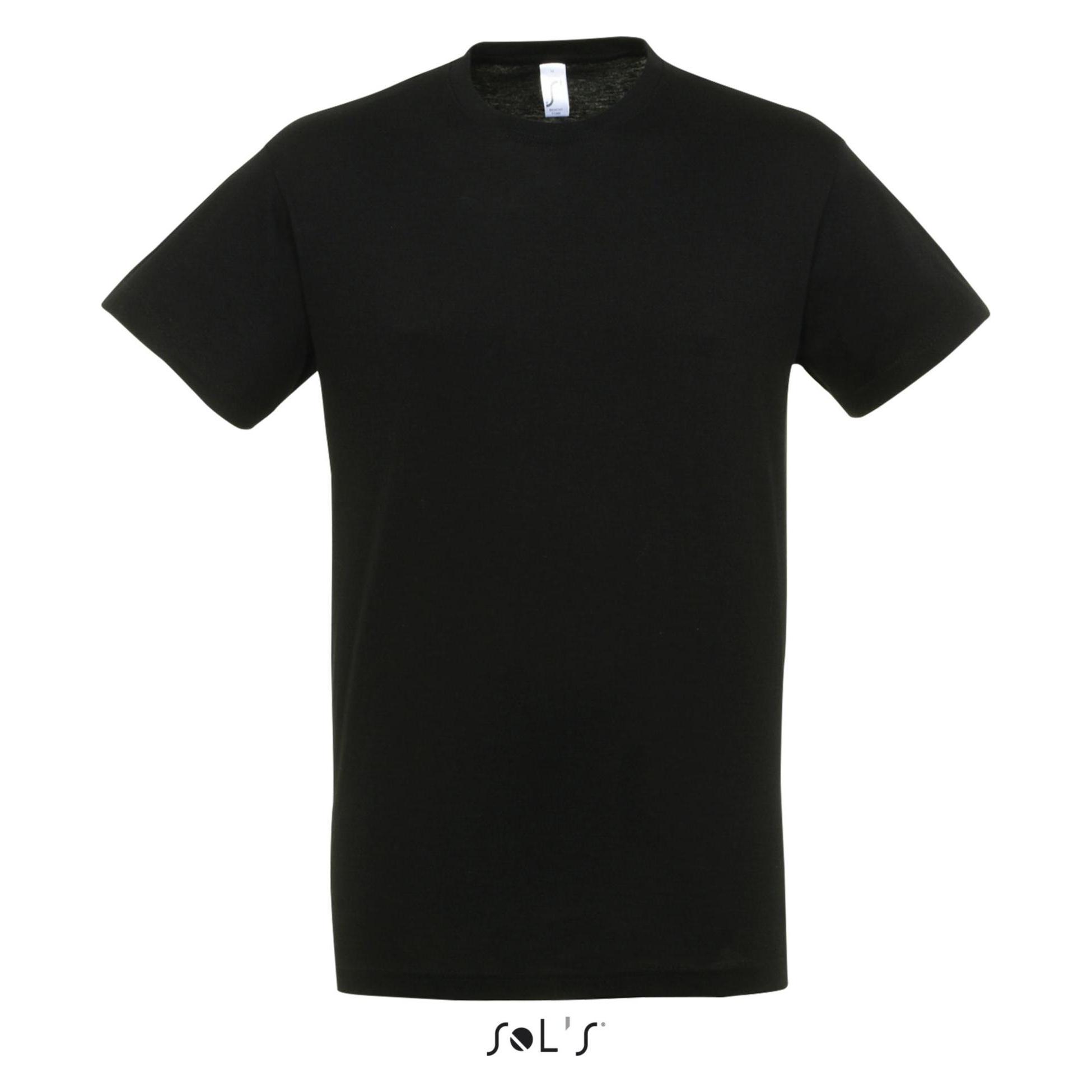 Sol's, Unisex, Shirts, T-Shirt, Schwarz, (L)