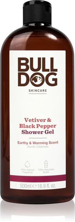 Image du produit Bulldog Gel douche poivre noir et vétiver Gel douche terreux et chaud 500ml (500 ml)