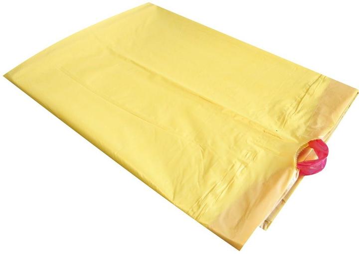 Hygostar LDPE-Abfallsack 120l 45my mit Zugband Rolle VE=25 Stück gelb (25x, 120 l)