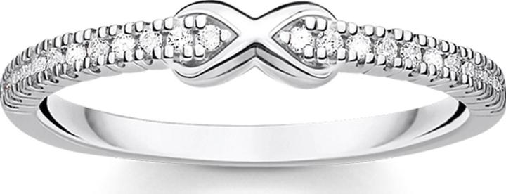 Image du produit Thomas Sabo Bague Infinity avec pierres blanches en argent (52, Argent 925)