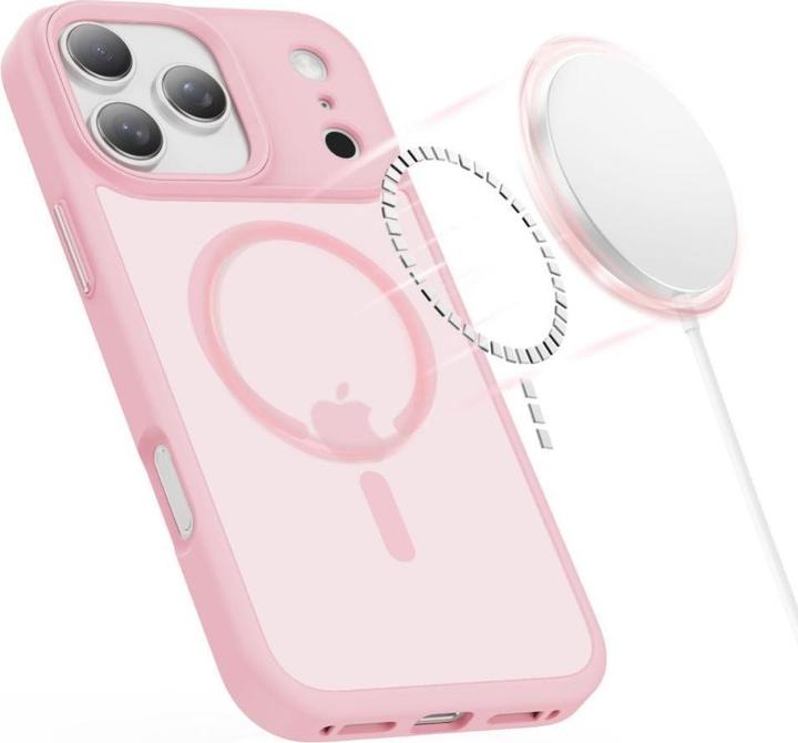 Produktbild Tech-Protect Magmat Magsafe Iphone 17 Pro Matte Pink (Apple iPhone 17 Pro)