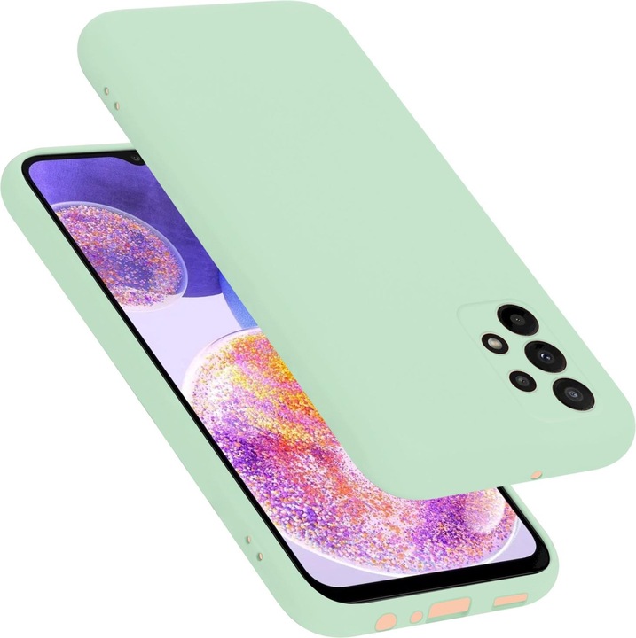 Actual product image Cadorabo TPU Liquid Silicone Case Cover for Samsung Galaxy A23 4G / 5G (Samsung Galaxy A23, Samsung Galaxy A23 5G)