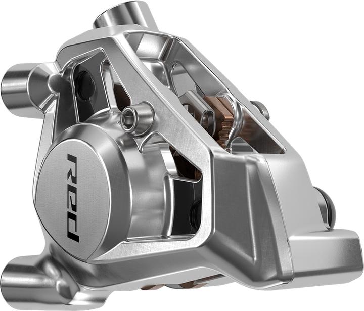 Image du produit Sram MY24 Disc Brake Caliper, Flatmount, Red AXS (Frein avant, Étrier de frein)
