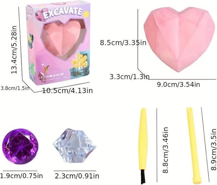 Image du produit Activity Board Les enfants font des fouilles archéologiques pour trouver des pierres précieuses, des fouilles