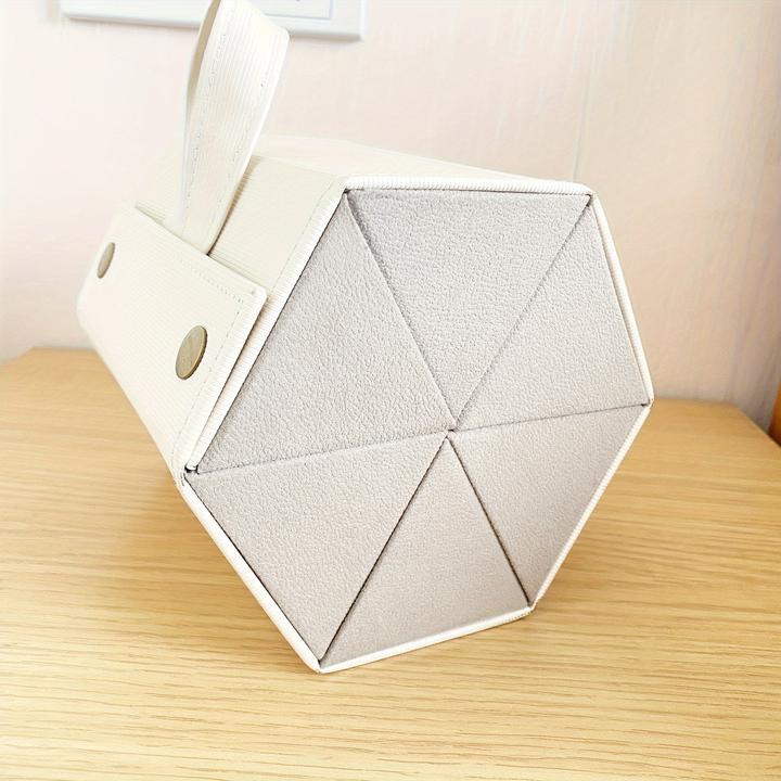 Only-Bags.Store 1pc Glasses Organiser Case, Portable Glasses Case, PU Leather Hanging Foldable Eyeglasses Case