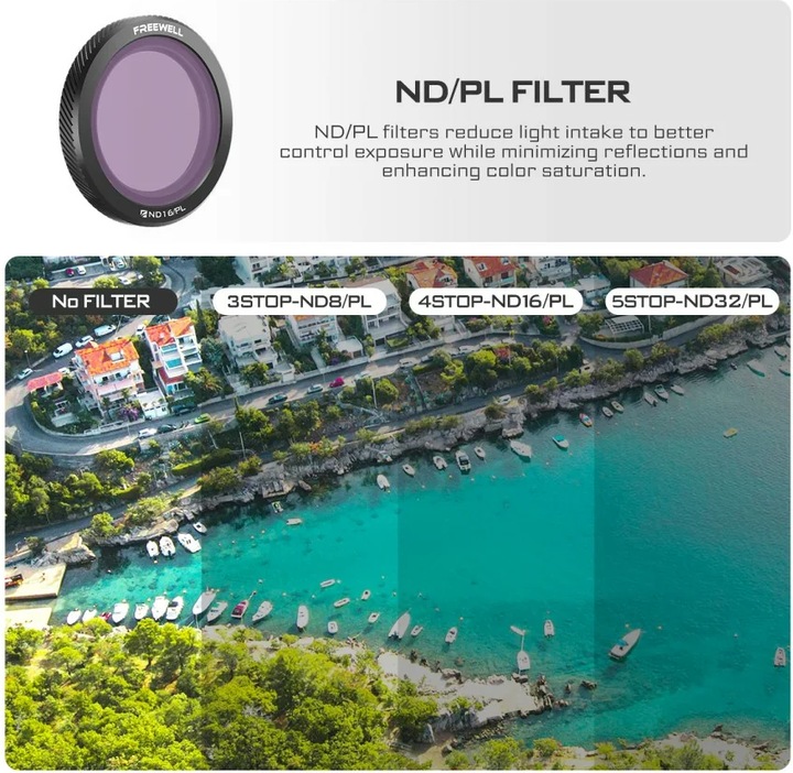 Produktbild Freewell Neo Magnetic Hybrid Filters Bright Day (Drohnen Filter, DJI Neo)