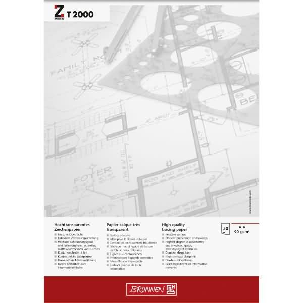 Produktbild Transparentpapier 90 g/qm, 50 Blatt (A4)