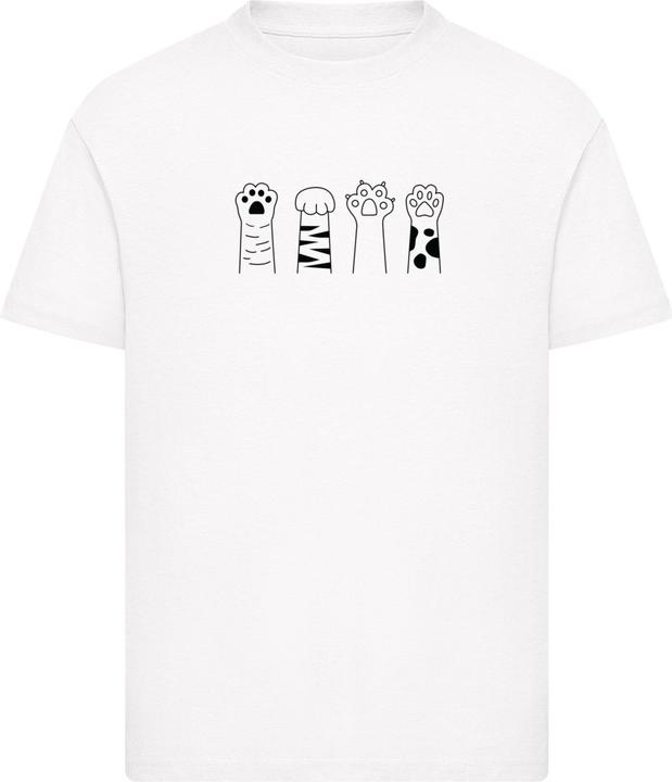 Image du produit Merchcode Kids Cat Paws - Basic T-Shirt - 185227 (146, 152)
