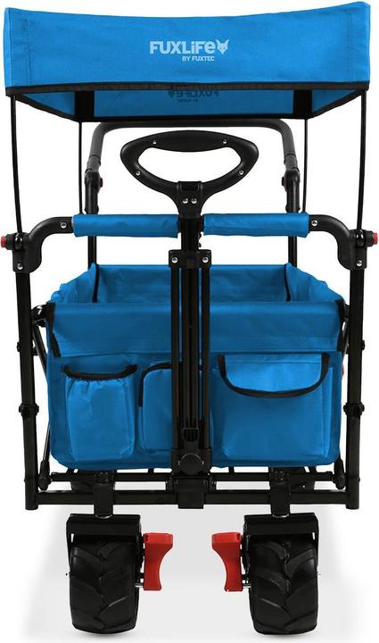 Produktbild Fuxtec Strand-Bollerwagen FX-CTB800 mit UV-geschütztem Sonnendach,Schiebegriff & Innenraumverlängeru