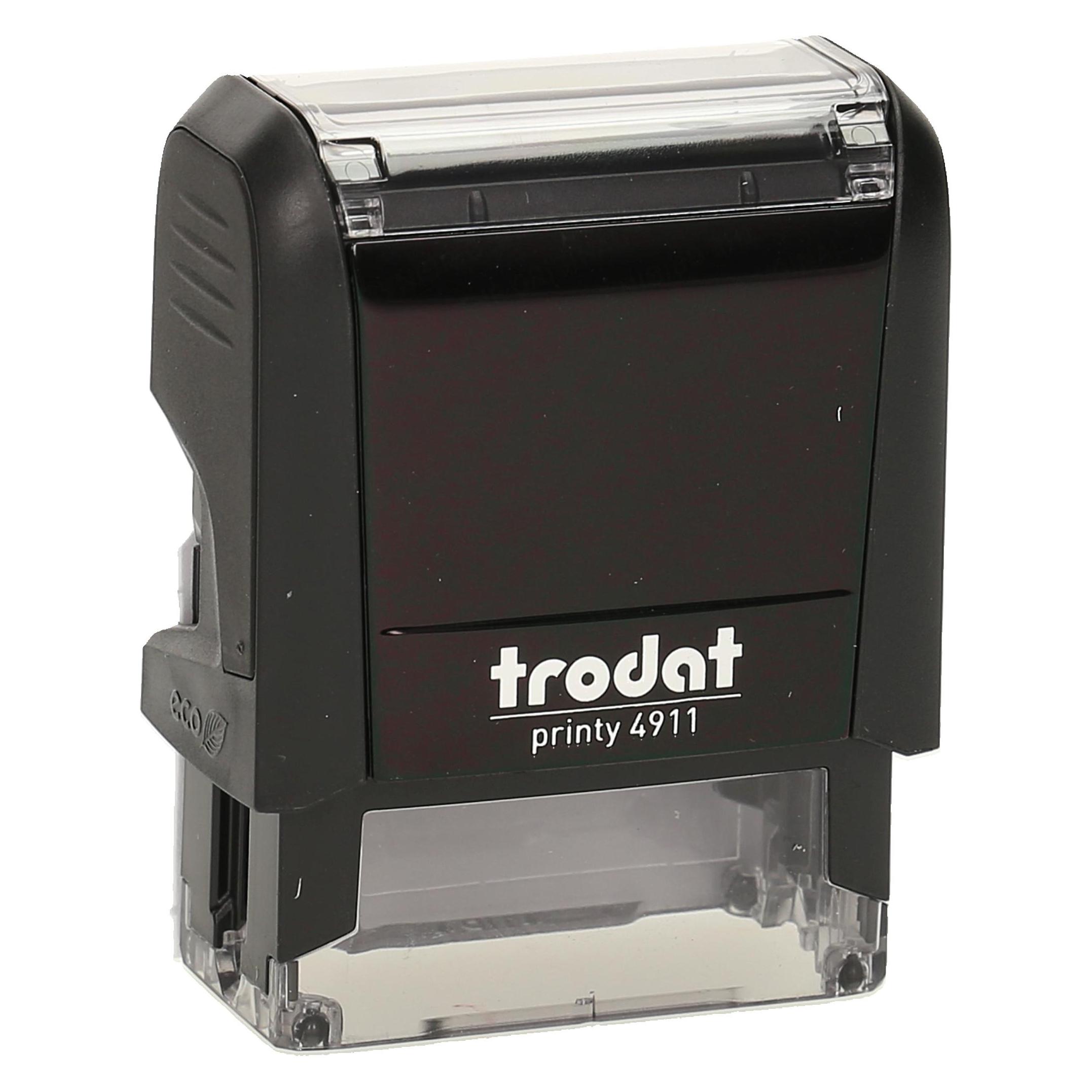 Trodat Stempel Printy 4911 4.0 4-zeilig Schwarz