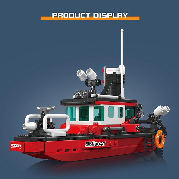 Actual product image Mould King Fire boat