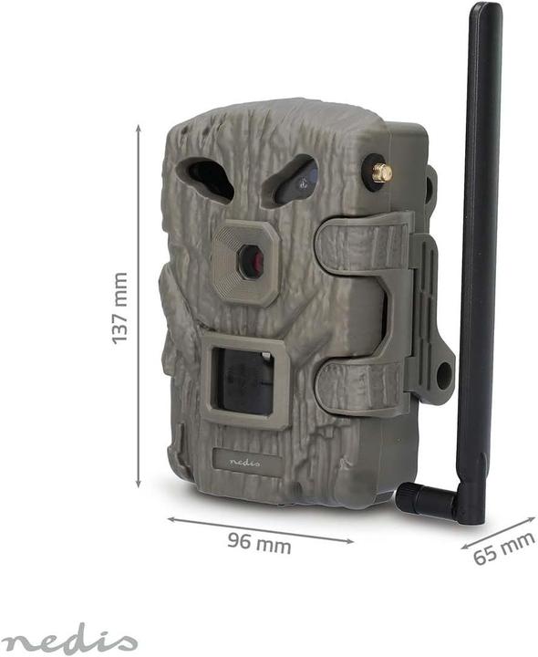 Actual product image Nedis Wildcamera - 1080p@30fps - 30.0 MPixel - 2 MPixel CMOS - IP66 - Zwart No-Glow IR - Nachtzicht - Kijk