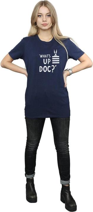 Image du produit Looney Tunes - T-shirt BUGS BUNNY WHAT'S UP DOC STRIPES - Femme (XL)