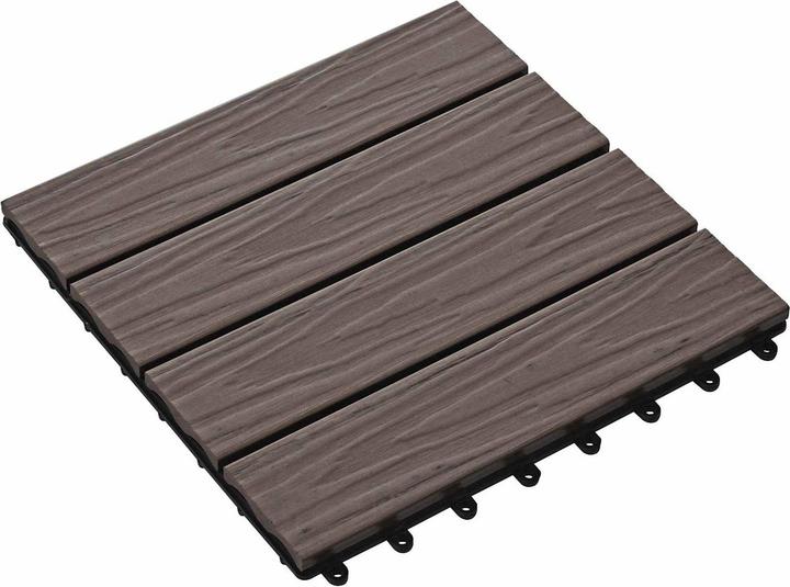 Produktbild vidaXL Terrassenfliese (11x, 30 x 30 cm)
