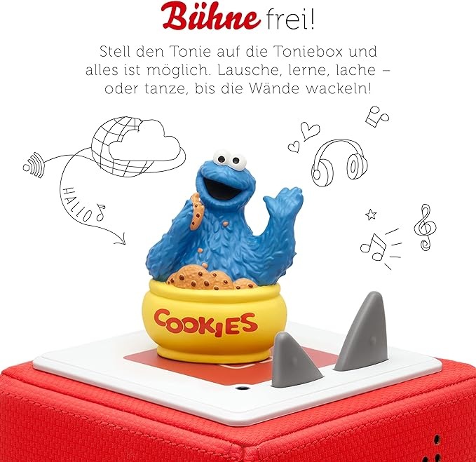 Actual product image Tonies Sesame Street - Cookie Monster's Munching Fun (German)