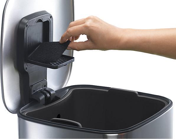 Actual product image EKO Waste collector with pedal and charcoal filter (6 l)