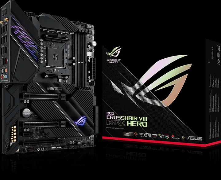 Produktbild ASUS Rog Crosshair Viii Dark Hero (AM4, AMD X570, ATX)