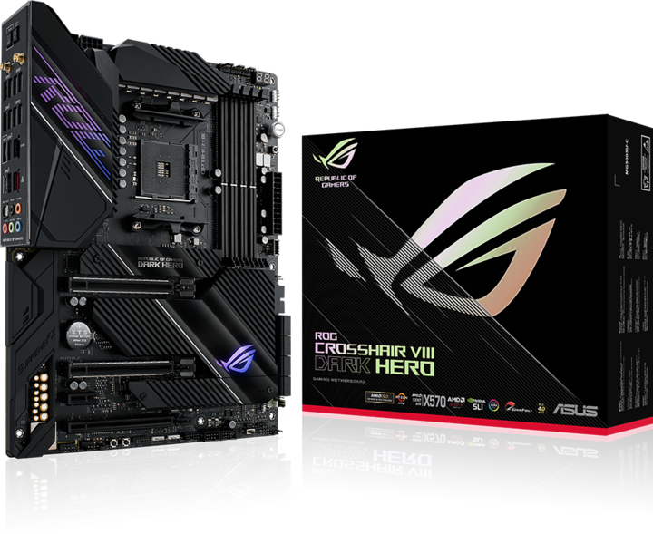 Actual product image ASUS Rog Crosshair Viii Dark Hero (AM4, AMD X570, ATX)