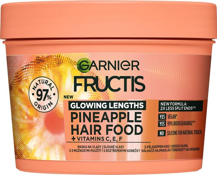 Garnier Fructis Hair Food Pineapple Glowing Lengths Mask (400 ml)